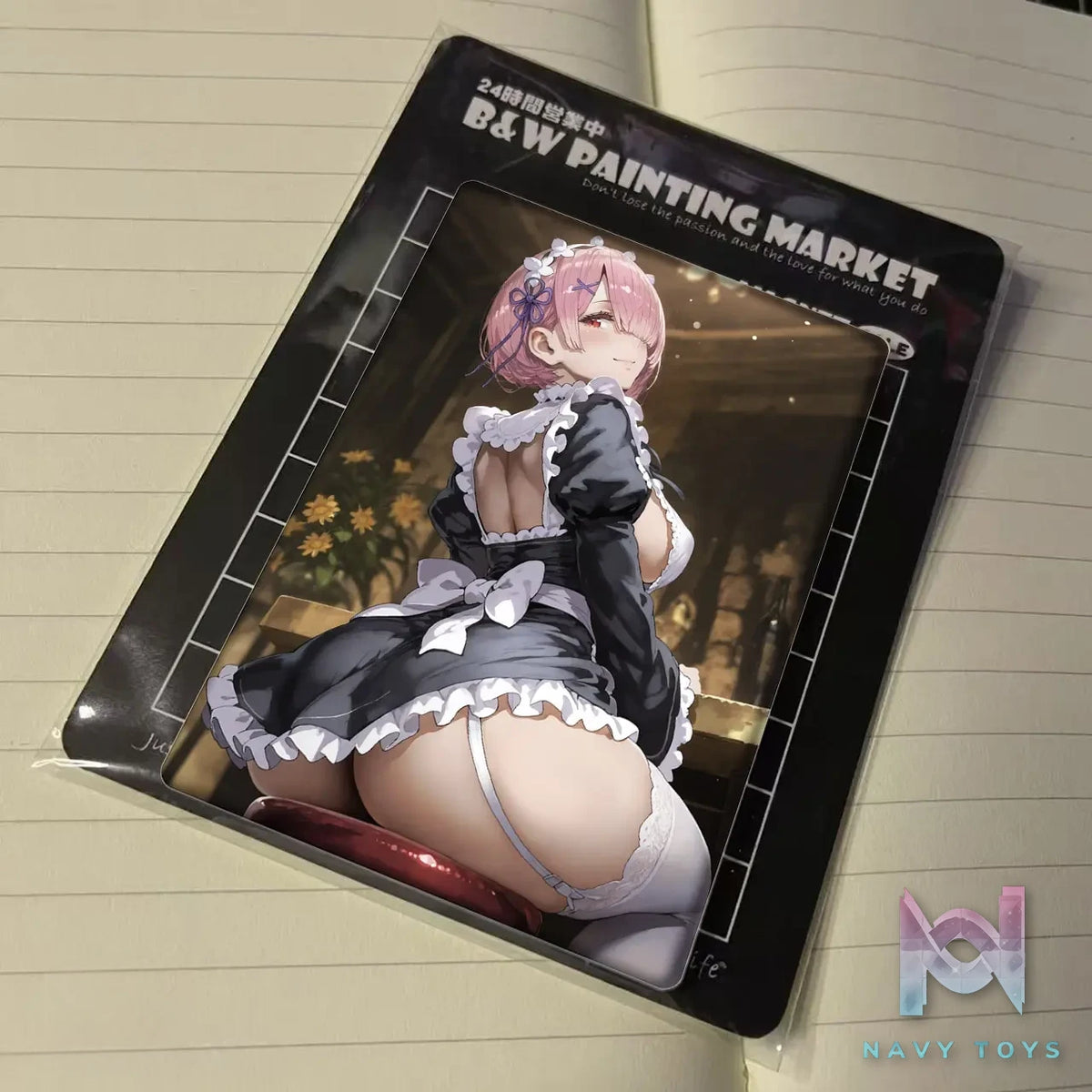 B&W Studio – Ram Acrylic Refrigerator Magnet Re: Zero – Starting Life in Another World BWMN-056