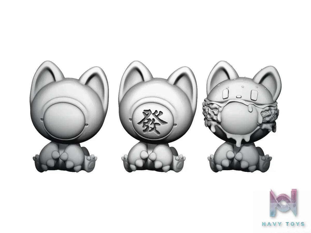 MoKa Studio – Original Palm Toy Series Bronze Cat (Licensed)