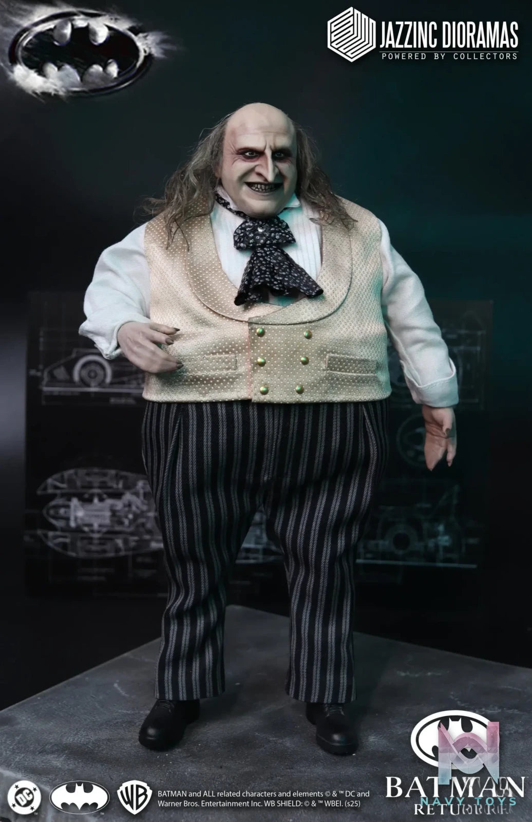 Jazzinc Dioramas Studio – The Mayor Penguin (Batman Returns) 1/6 Scale Figure (Licensed)