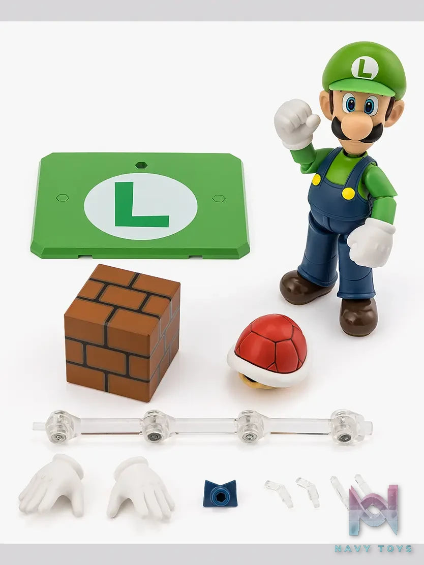 BANDAI SPIRITS – S.H.Figuarts SUPER MARIO Luigi (Licensed)