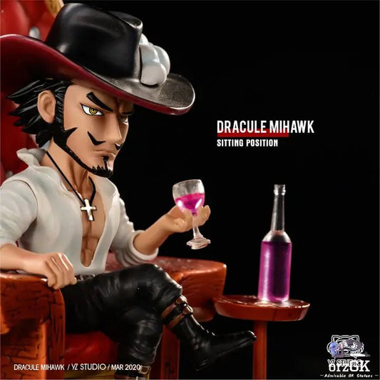 Seven Warlords of the Sea Dracule Mihawk - One Piece - Yz Studio resin statue Navy Toys anime figure