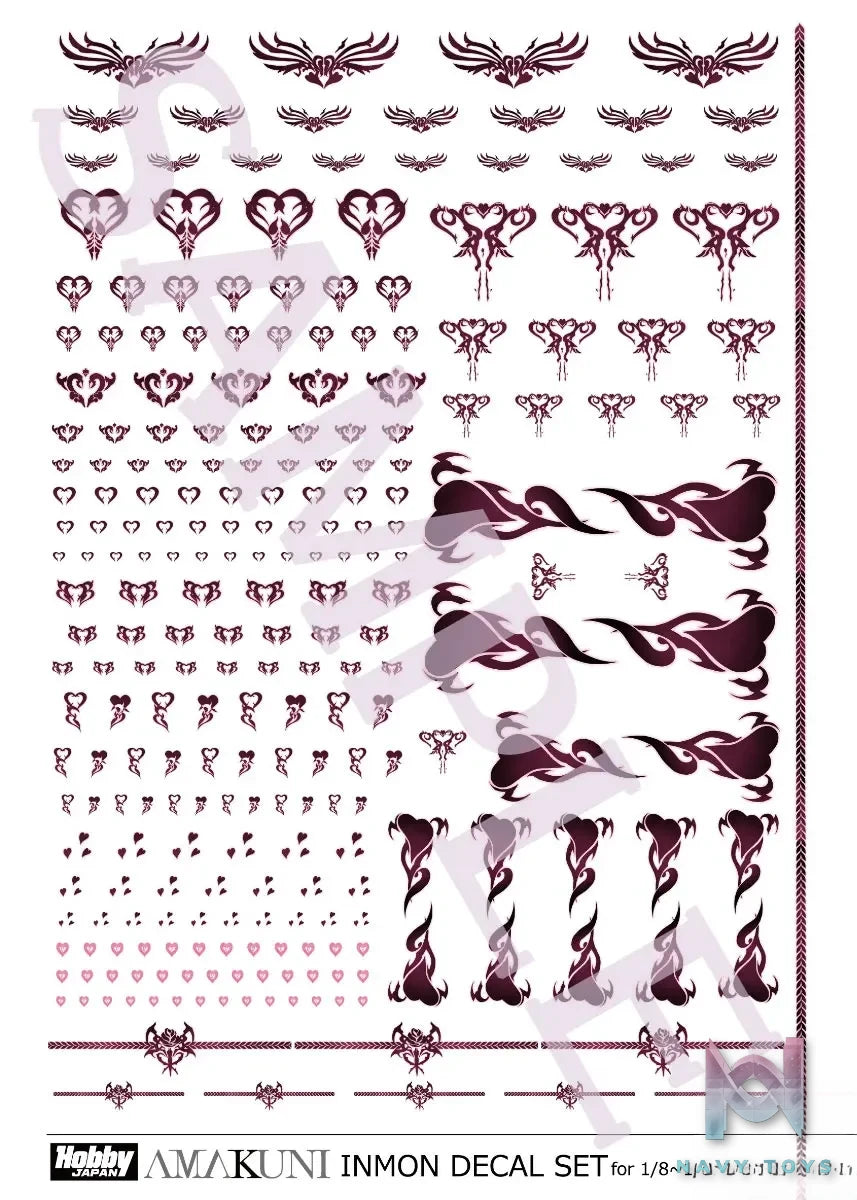 HOBBY JAPAN – INMON Decal Set Vol.1 X Vol.2 X Vol.3 X Vol.4 (Licensed)