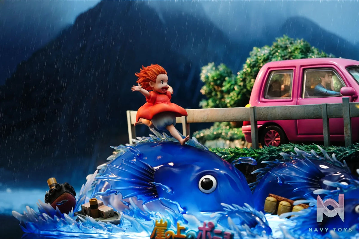 OPM Studio – Hayao Miyazaki Desktop Series 015 Ponyo on the Cliff