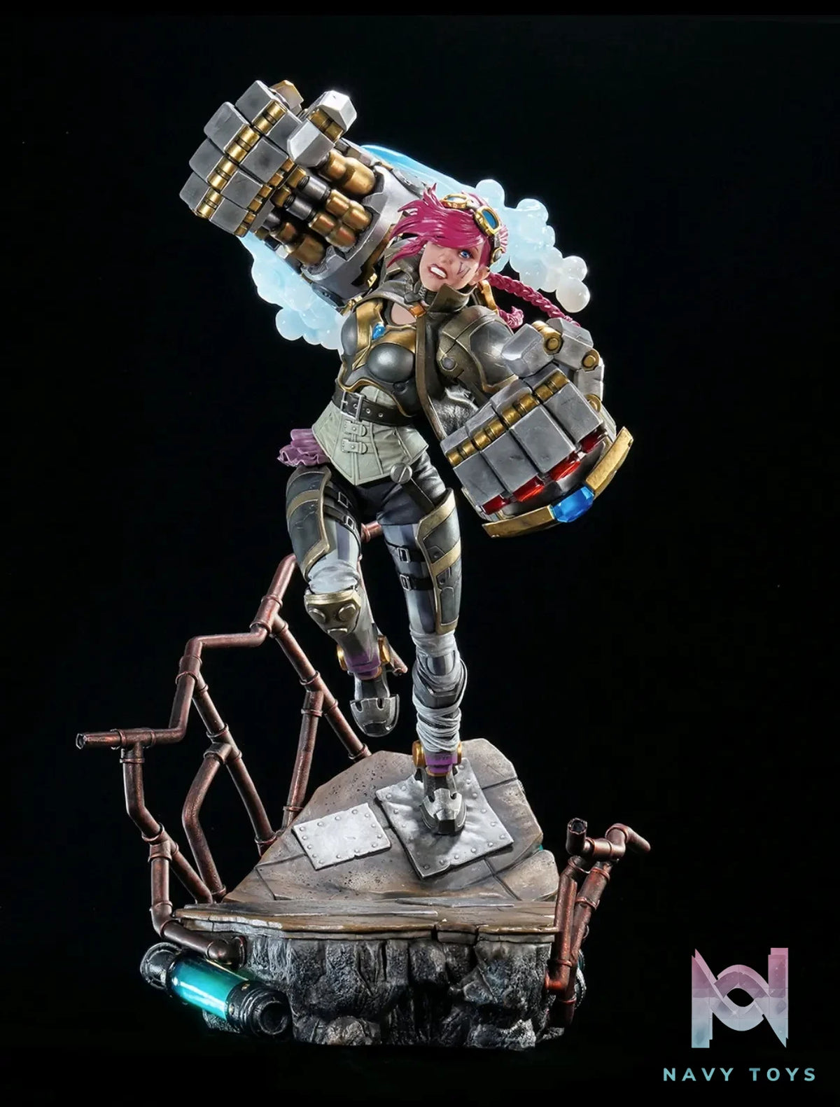 PureArts Studio – LEAGUE OF LEGENDS JINX & VI 16 SCALE STATUE BUNDLE (Licensed)