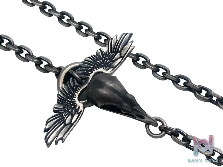 Shou Jiang Studio – Custom Original Design Men’s 4.3mm Eagle Curb Chain Necklace Original