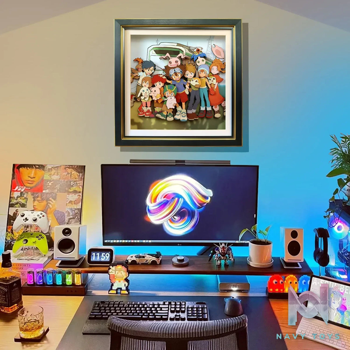 KALA HOME Studio – Digimon Multiple Characters #02 3D Decorative Painting Digimon