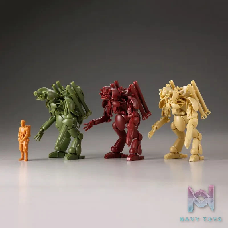 Kaiyodo – ARTPLA Maschinen Krieger Final Hund Set X Jerry Can Man 1/35 Plastic Model (Licensed)