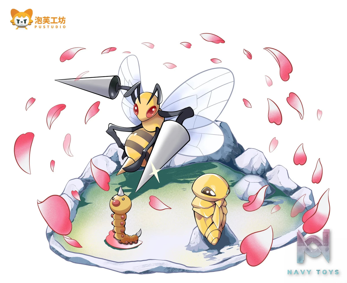 PU Studio – Pokemon 120 Scale Beedrill Evolution Set