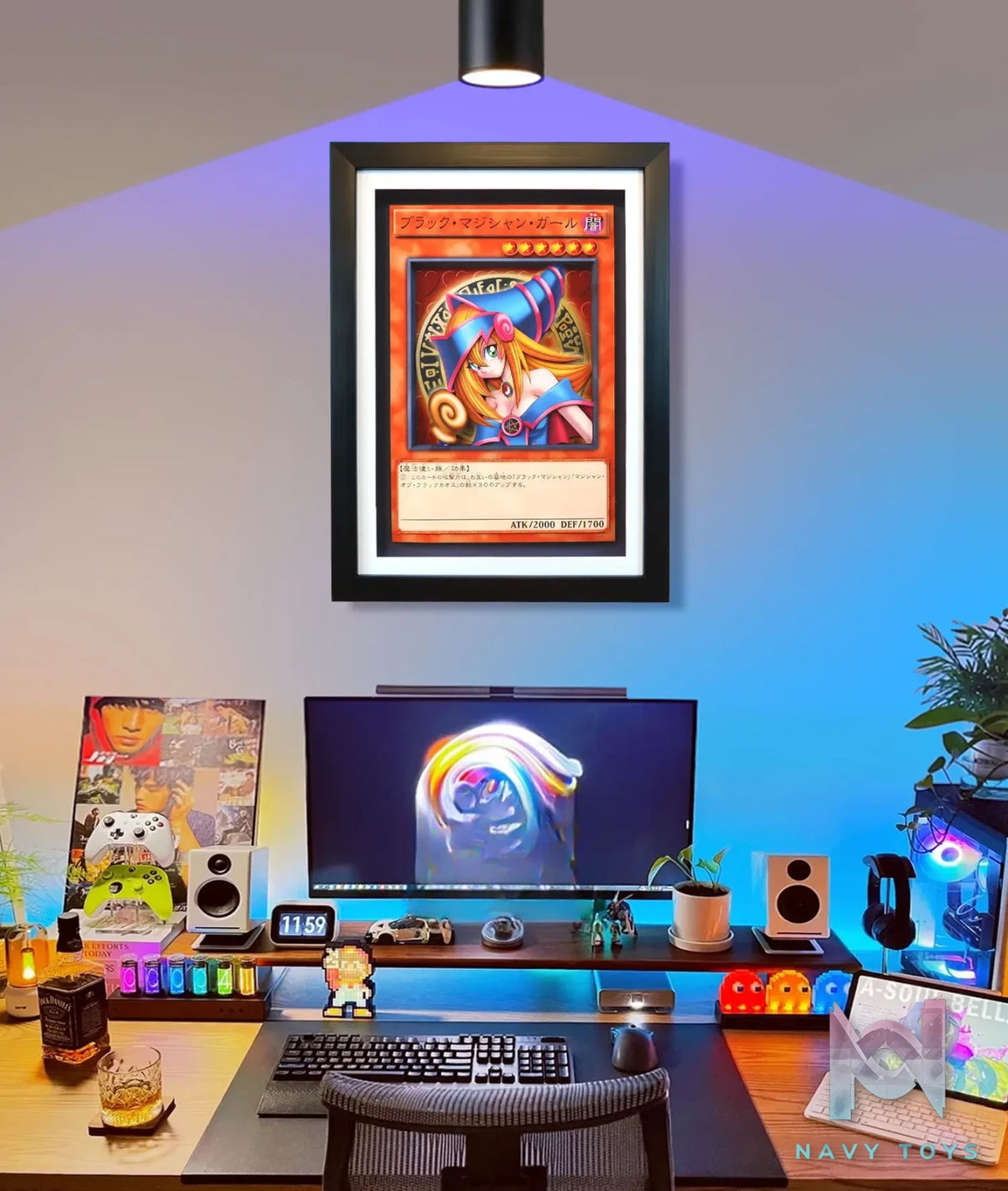 KALA HOME Studio – Dark Magician Girl 3D Decorative Painting Yu-Gi-Oh!