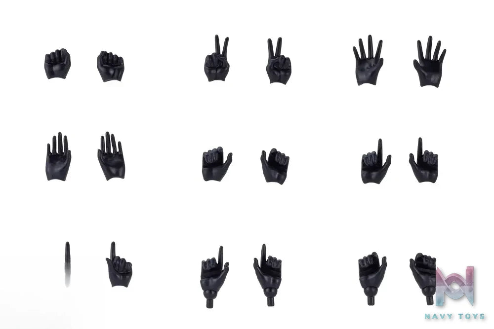 Kotobukiya – Megami Device M.S.G 09 Hand Set White X Black (Licensed)
