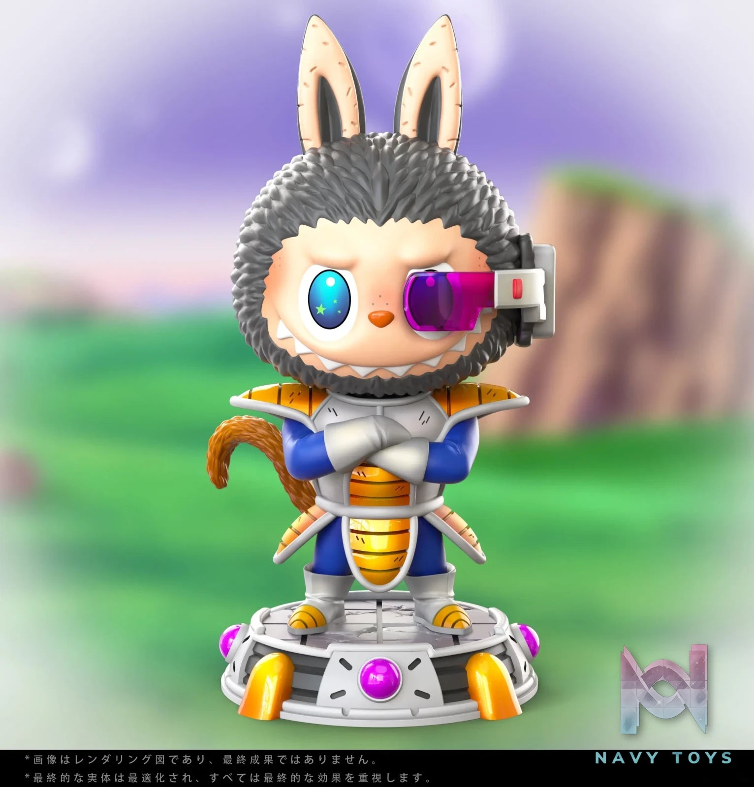 Labubu BUBU Series #3 Labubu cos Vegeta – KOK Studio | Navy Toys