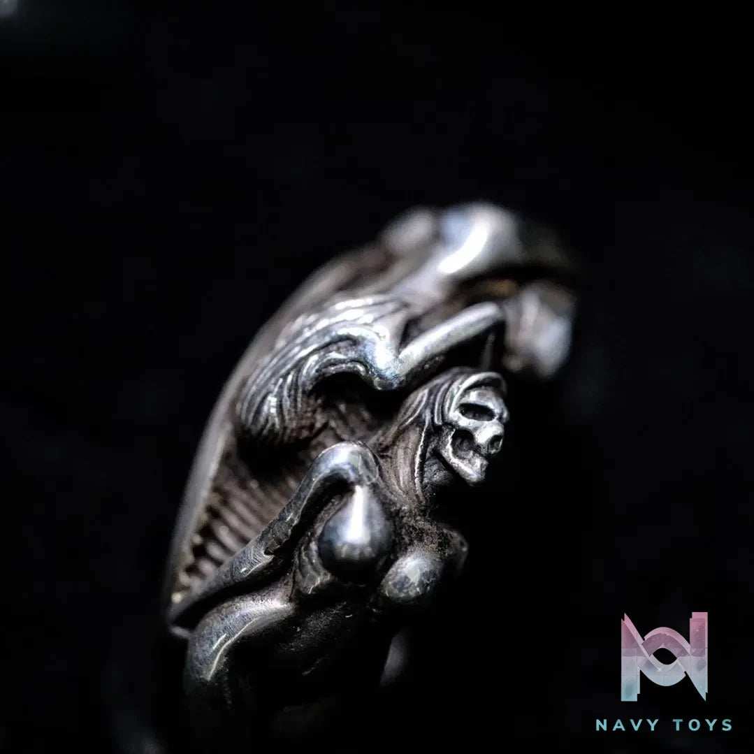 Raven Studio (silver jewelry) – Exclusive Design “A Dream” Pink Skull Ring Original