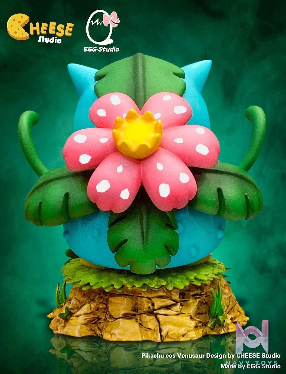 Pikachu cos Venusaur - Cheese Studio x EGG Studio resin statue Cheese Studio x EGG Studio anime figure