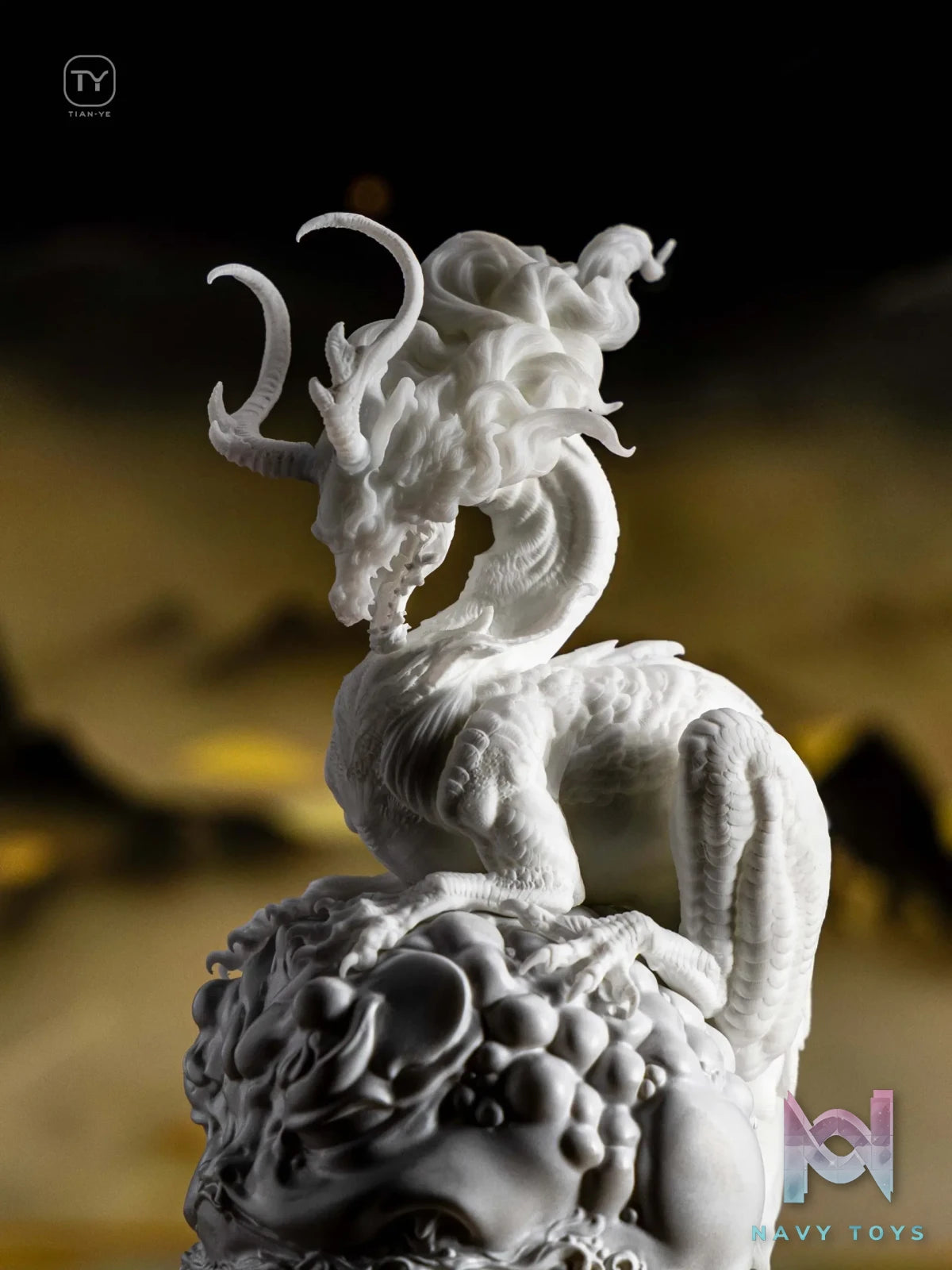 Tian Ye Studio – Original Dragon Seal·loong White Mold (Licensed)