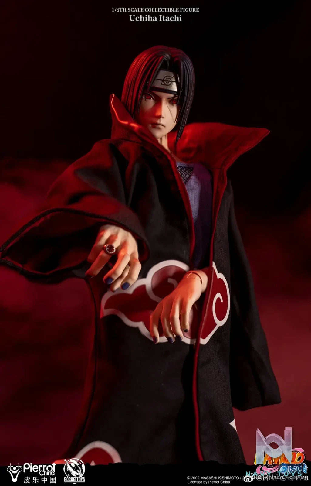 ROCKETTOYS Studio – Naruto Shippuden Uchiha Itachi 1/6 Scale Action Figure ROC-003 (Licensed)