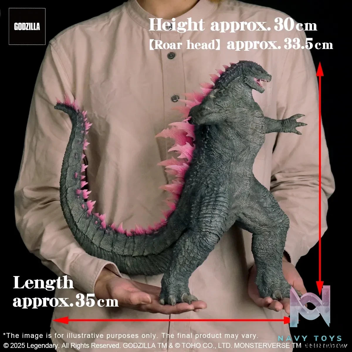 X-PLUS PLEX – GODZILLA (2024) EVOLVED Ver. FROM GODZILLA × KONG: THE NEW EMPIRE (Licensed)