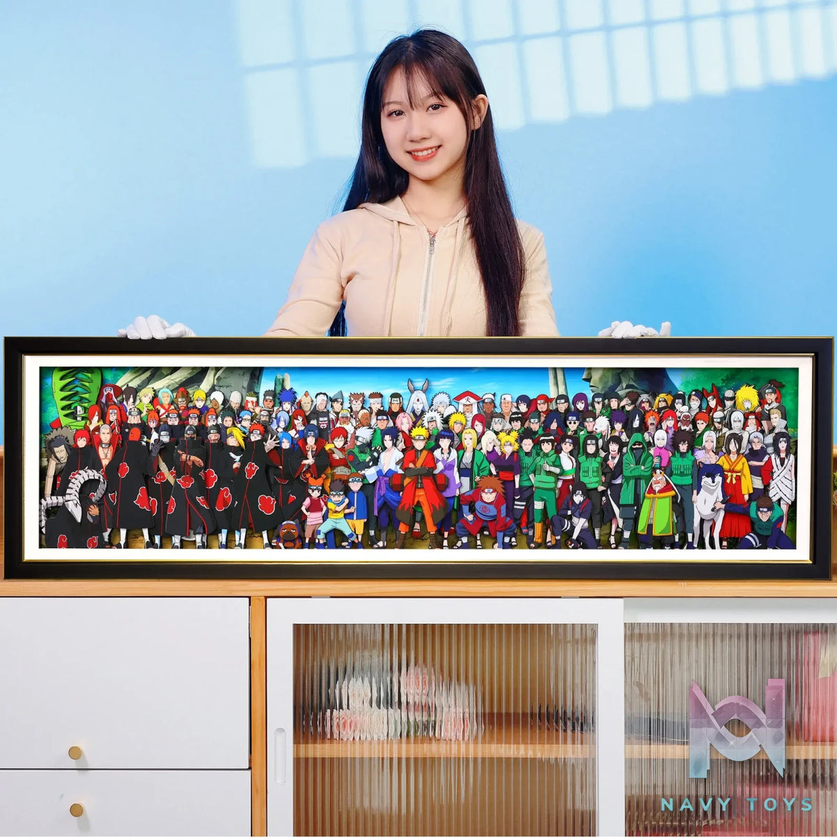 Yu Zhi Jiang Studio – Naruto Multiple Characters Series #10 3D Decorative Painting Naruto