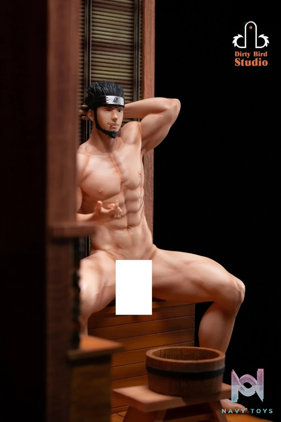 Dirty Bird Studio – Naruto Bathing Sarutobi Asuma