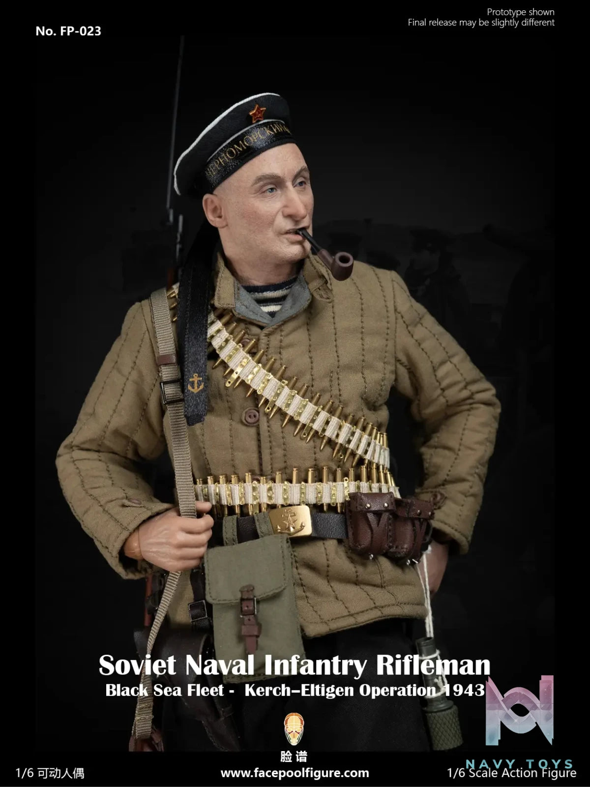 Facepoolfigure – 1/6 Action Figure Soviet Naval Infantry Rifleman Black Sea Fleet FP023A & FP023B (Licensed)