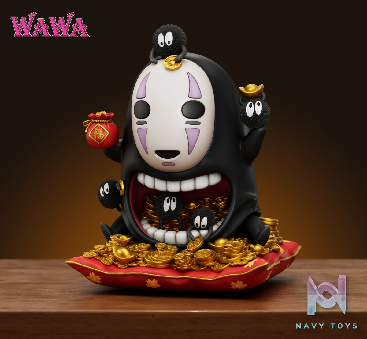 WAWA Studio – No Face Man Lucky Spirited Away