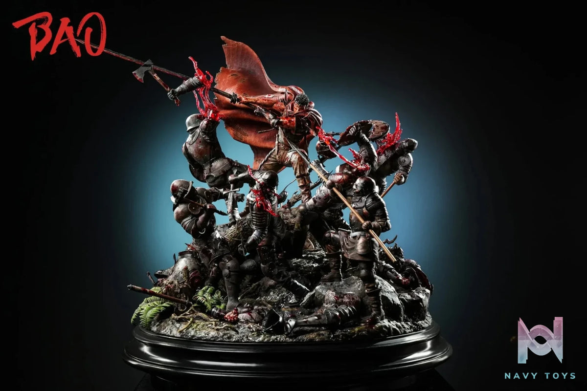 Hundred-Man Slayer Series II Guts - Berserk - Bao Studio (Eagle Dark Studio) resin statue Navy Toys anime figure