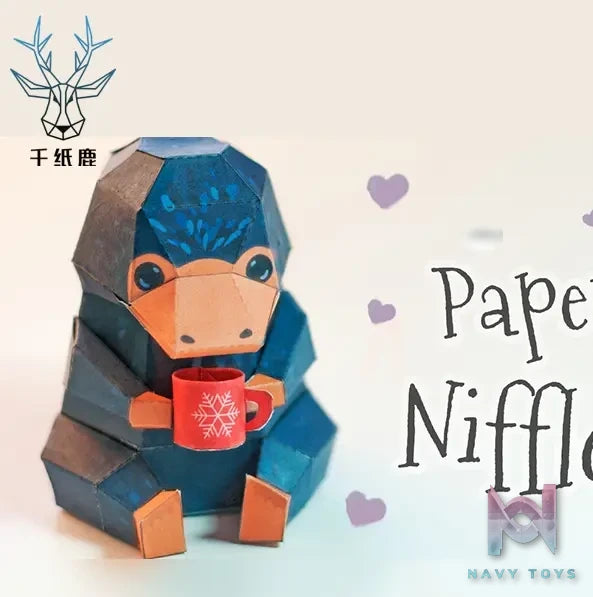 Qian Zhi Lu Studio – Niffler 3D Paper Model DIY Harry Potter