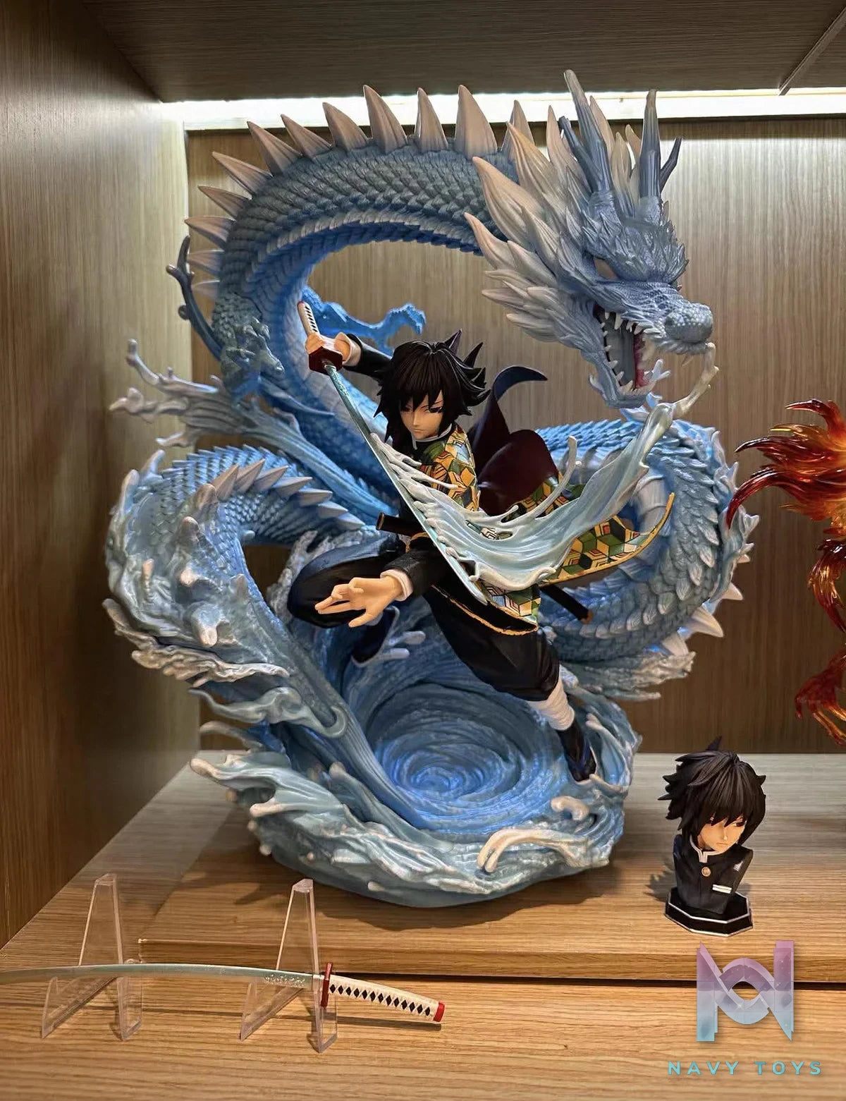 Tomioka Giyuu - Kimetsu No Yaiba - YYGK Studio ( Sale 50%) resin statue Navy Toys anime figure