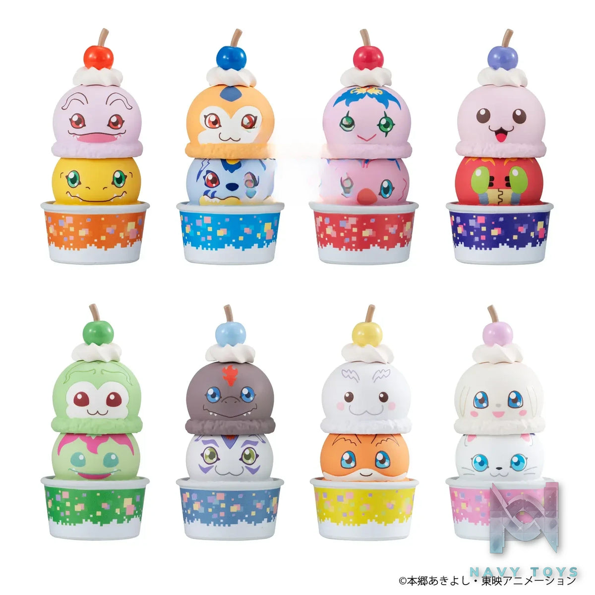 MegaHouse – Stack Up X Change Digimon Adventure 8Pack BOX (Licensed)
