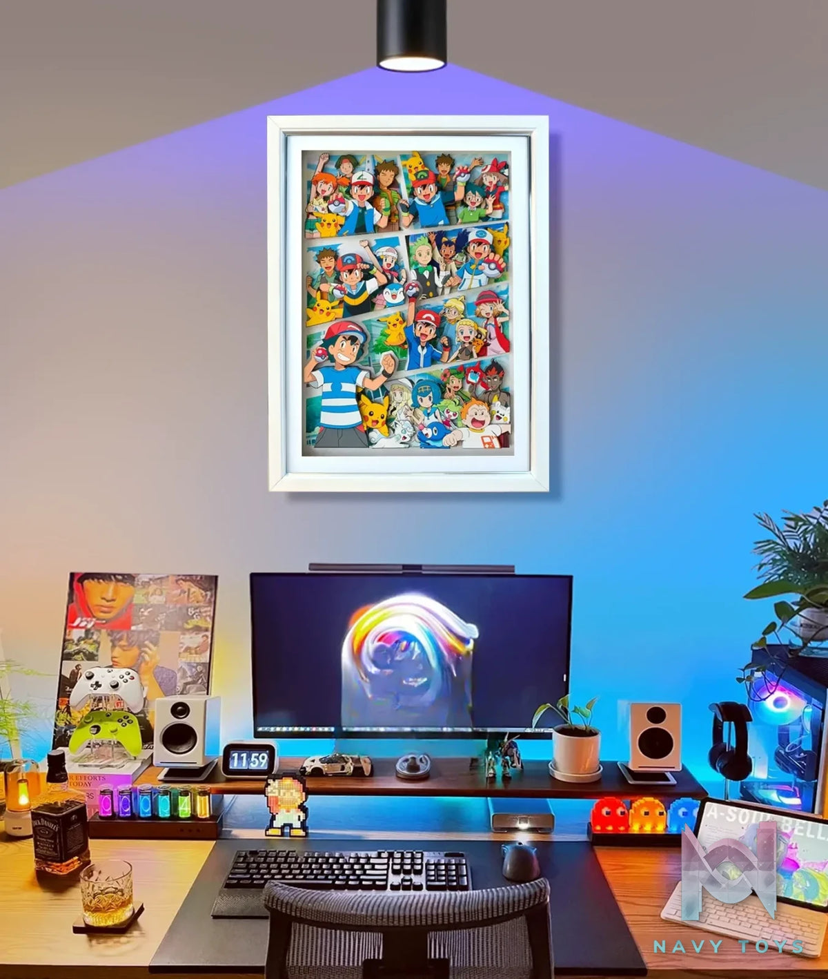 KALA HOME Studio – Pokémon Multiple Characters #05 3D Decorative Painting Pokémon