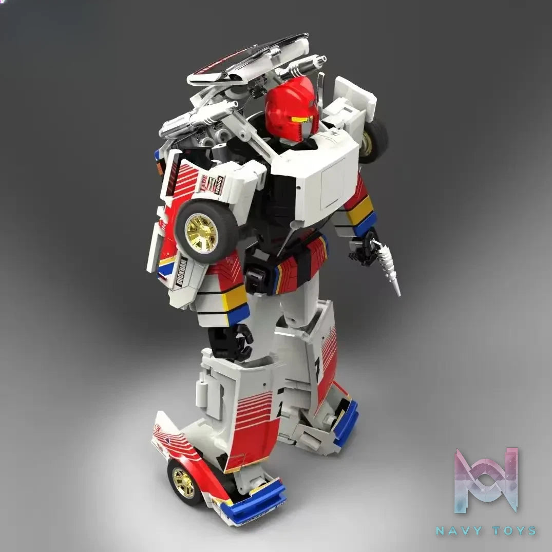 X-Transbots Studio – Yaguchi Omnibot Downshift MX-24R Racer Type Limited Version x MX-24D Diamond Limited Version Transformers