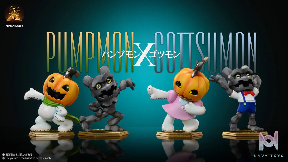 MIMAN Studio – Digimon Digital World Picture Book Series 29th 30th Pumpmon & Gottsumon