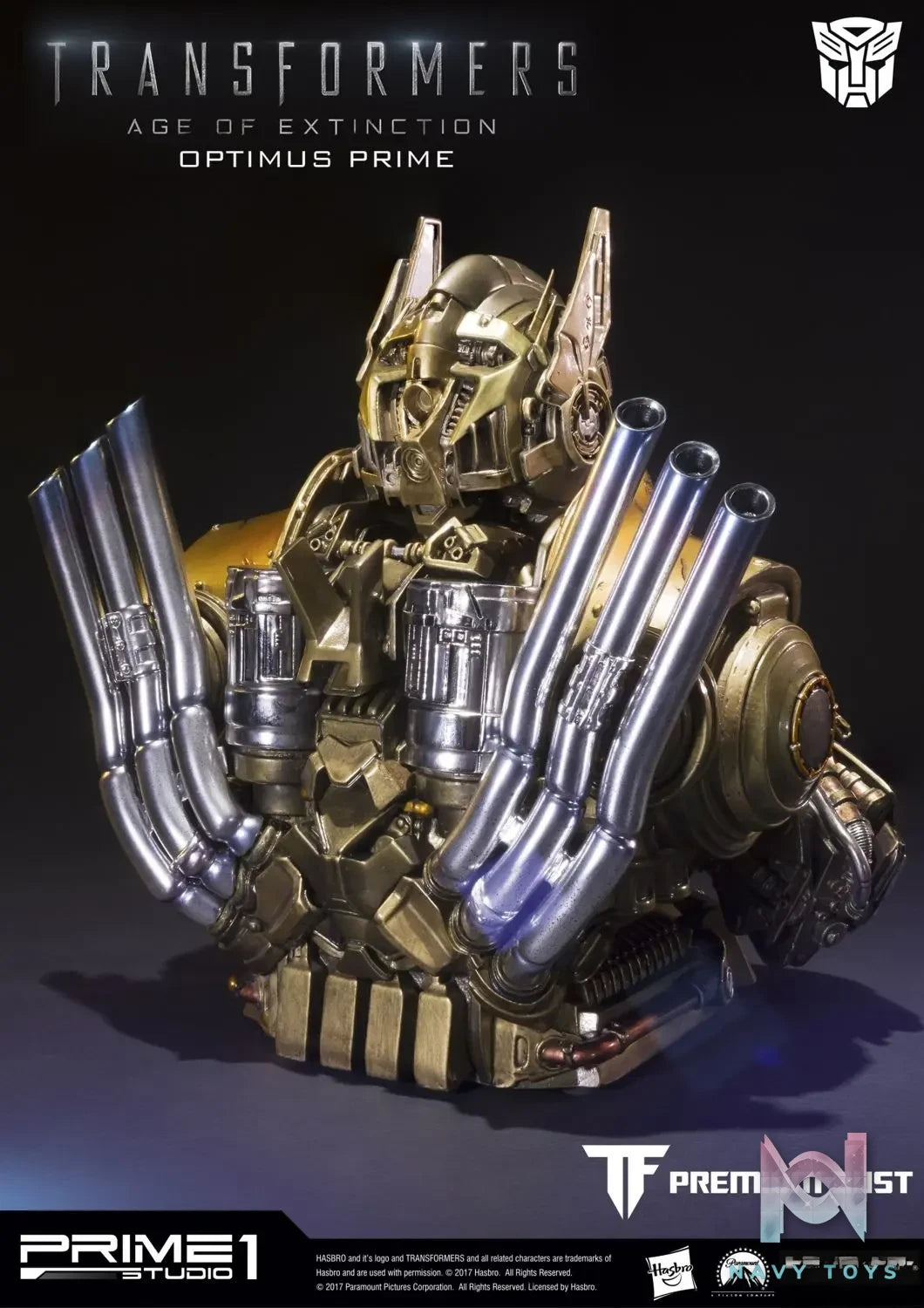 Prime 1 Studio – Premium Bust Transformers: Age of Extinction (Film) Optimus Prime PBTFM-09 PBTFM-09GL PBTFM-09D(Licensed)