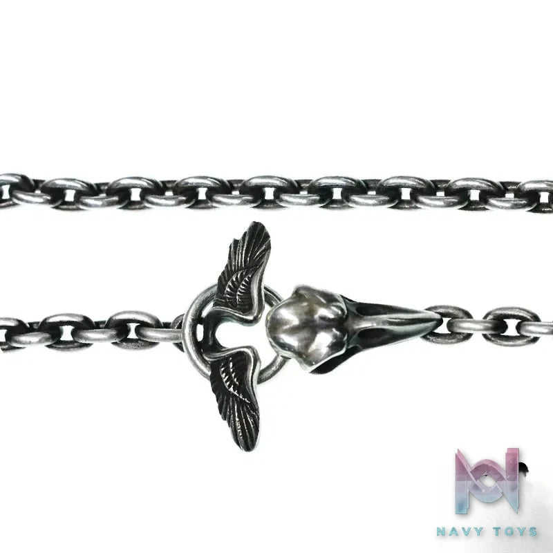 Raven Studio (silver jewelry) – Original Design 5.5mm Raven Exclusive Curb Chain Necklace Original