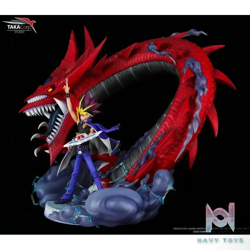 Taka Corp Studio – Yu-Gi-Oh ! – Statue Yugi Mutou & Slifer le Dragon du Ciel (Licensed)