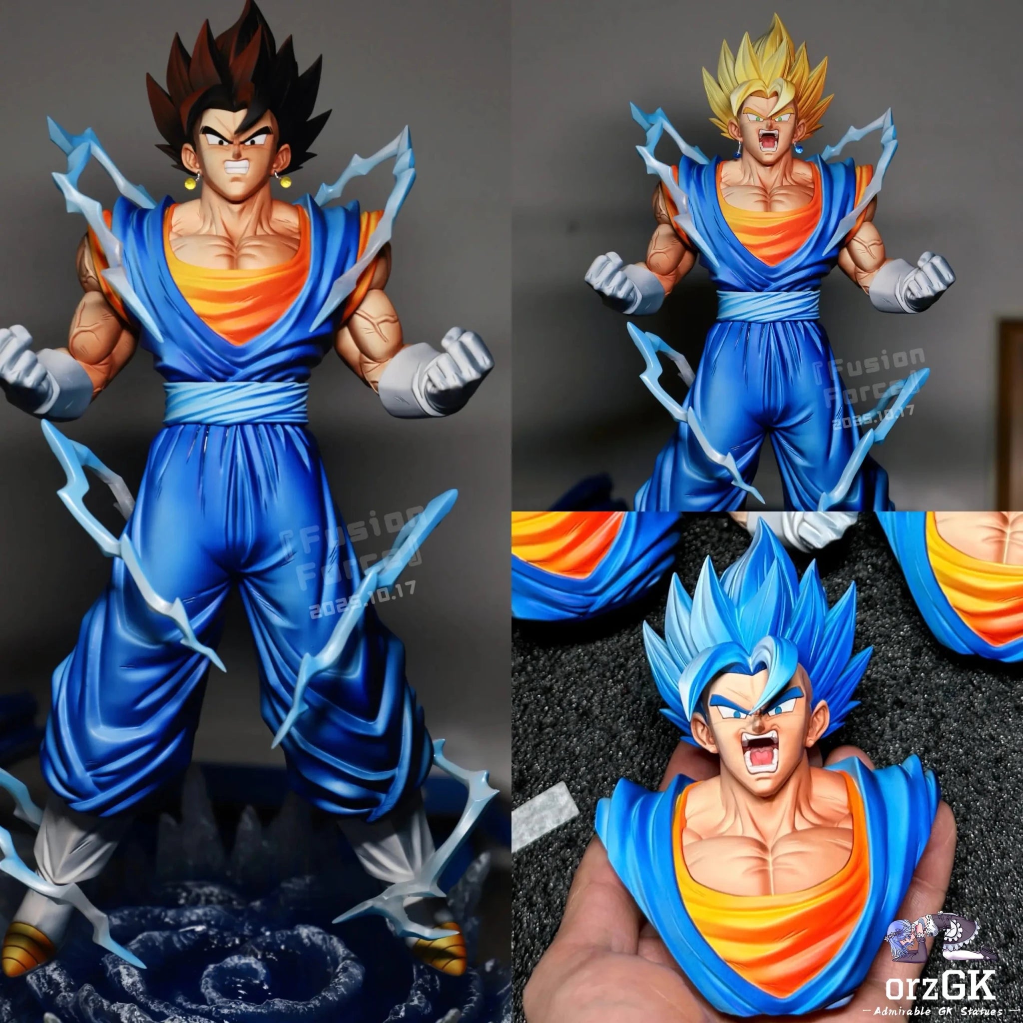 Fusion Force Studio - Super Vegito Dragon Ball resin statue Navy Toys anime figure