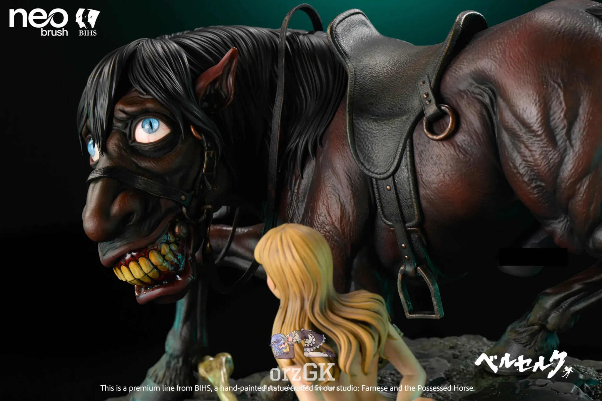 Farnese and the Evil Spirit Possessed Horse - Berserk - BIHS Studio resin statue Navy Toys anime figure