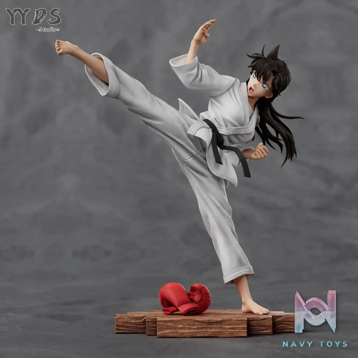 YYDS Studio - Detective Conan Karate Ran Mouri resin statue Navy Toys anime figure