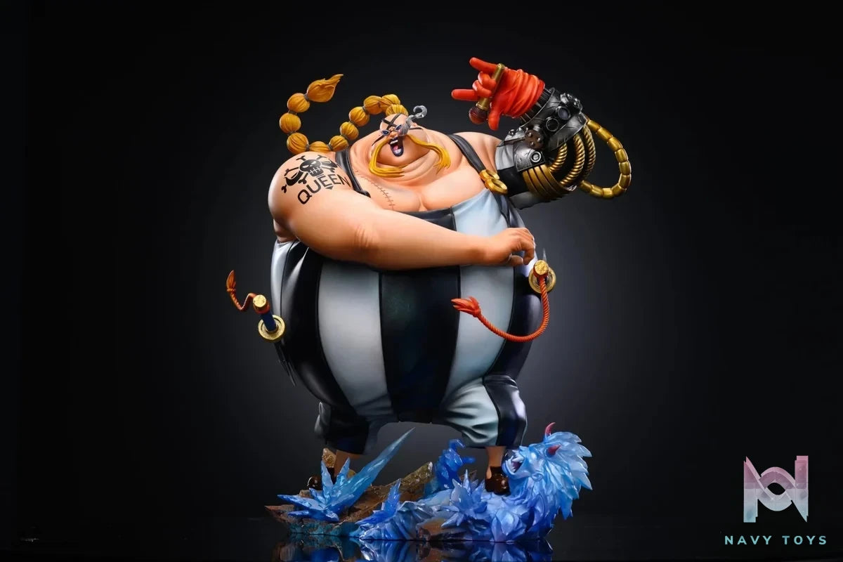 LX Studio & SY Studio - One Piece Beasts Pirates Calamities Resonance Series 02 Queen resin statue Navy Toys anime figure
