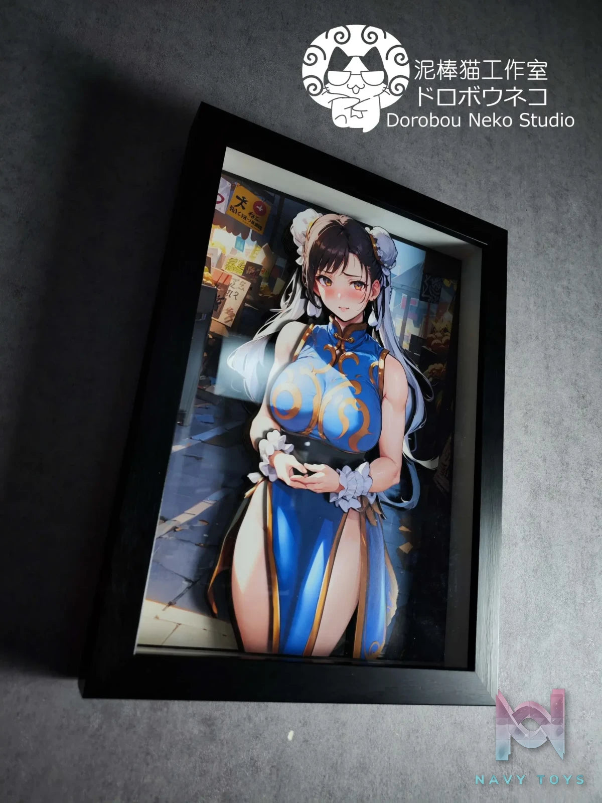 Dorobou Neko Studio – Street Fighter Chun-Li Detachable 3D Poster