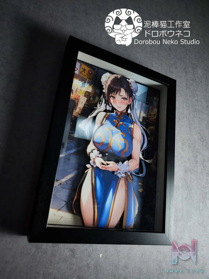 Dorobou Neko Studio – Street Fighter Chun-Li Detachable 3D Poster