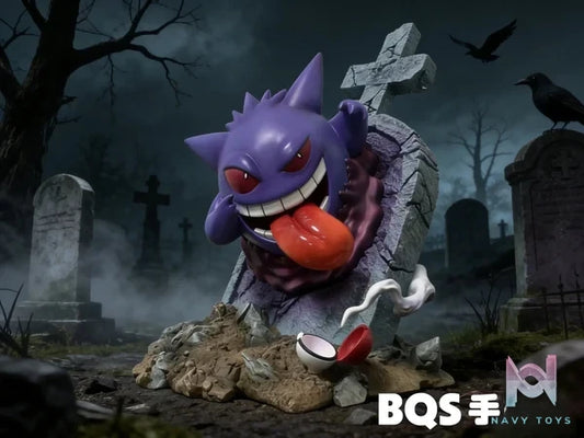 BQS Studio - Gengar Pokémon resin statue Navy Toys anime figure