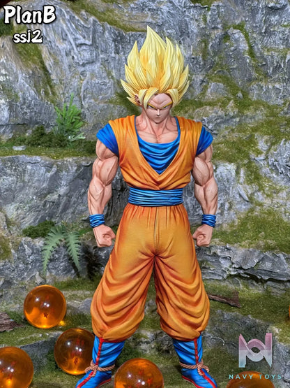 PlanB Studio – Dragon Ball Super Saiyan 2 Son Goku, Super Saiyan 3 Son Goku