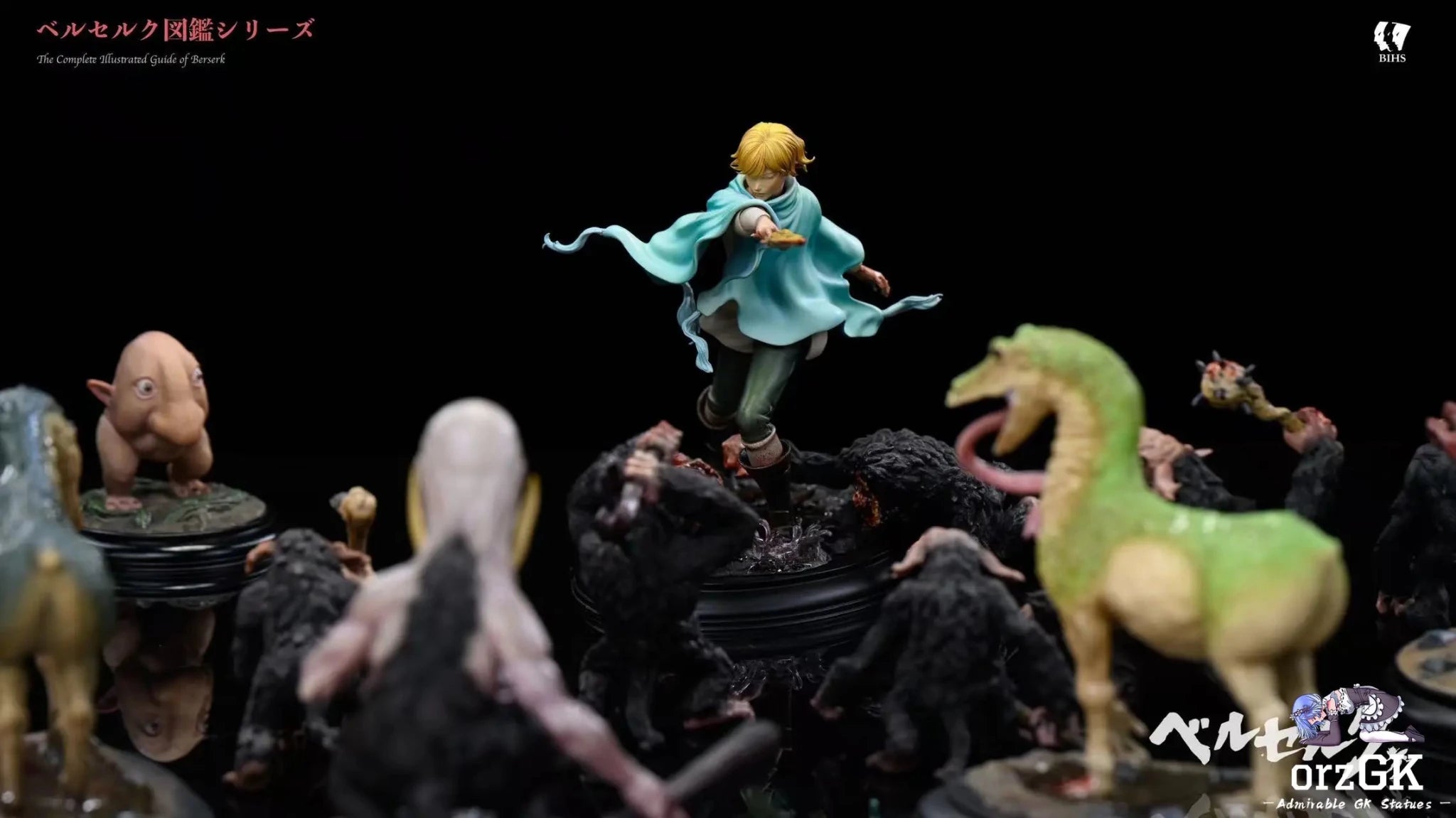 Encyclopedia Series 3 Serpico's Battle with the Beast of the Eclipse Berserk - BIHS Studio resin statue Navy Toys anime figure