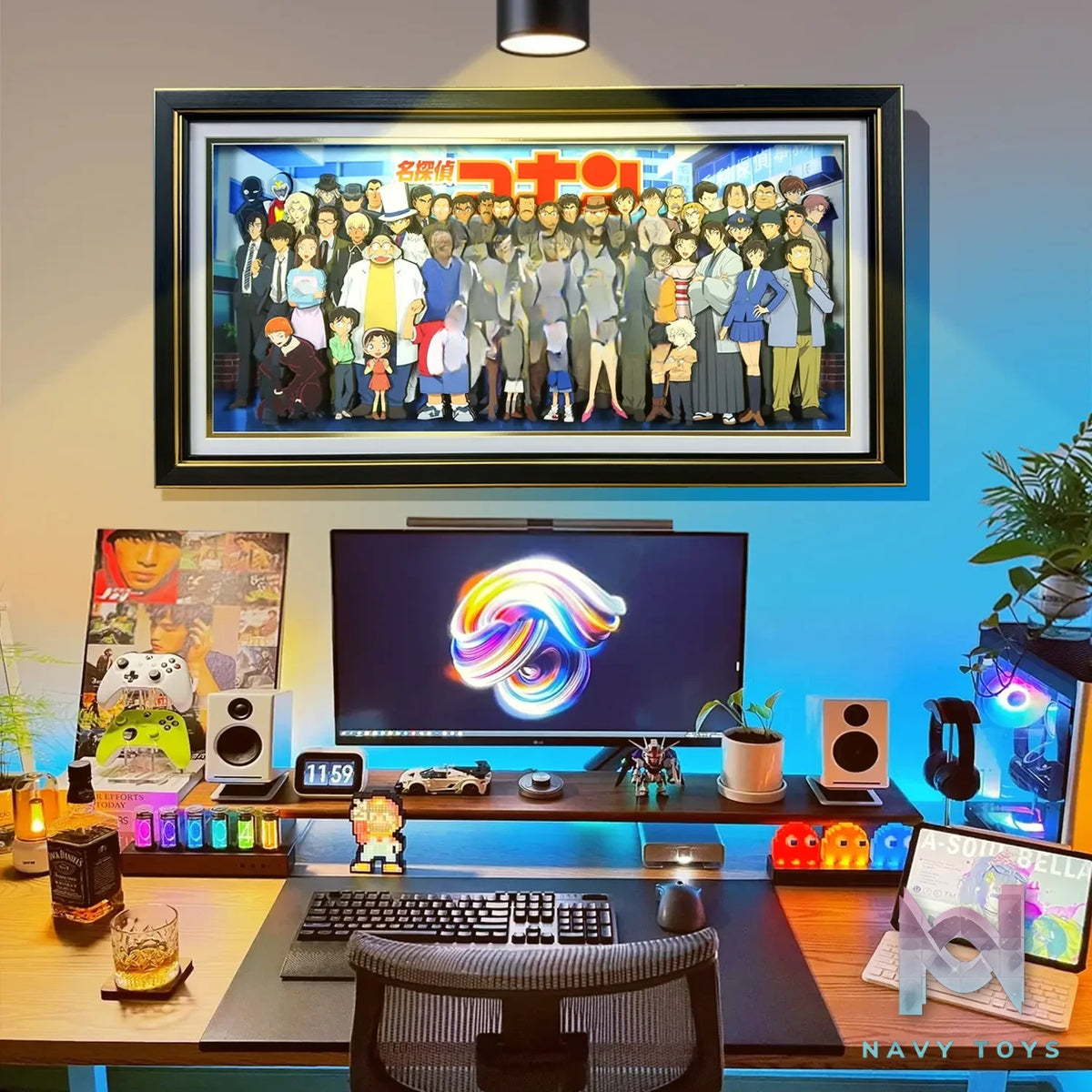 KALA HOME Studio – Detective Conan Multiple Characters #04 3D Decorative Painting Detective Conan