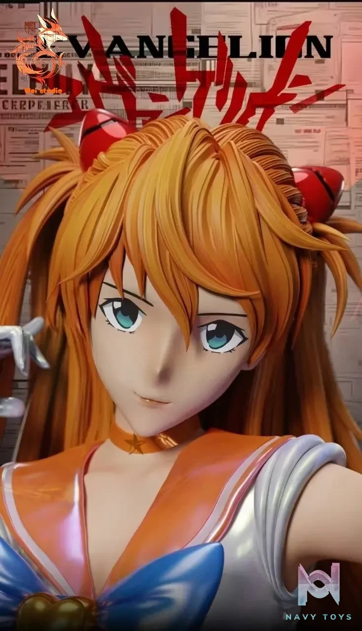 Mei Studio – Soryu Asuka Langley Cosplay Sailor Moon Mina Aino Neon Genesis Evangelion