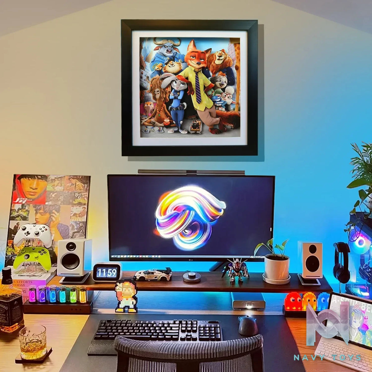 KALA HOME Studio – Zootopia Multiple Characters 3Decorative Painting Zootopia