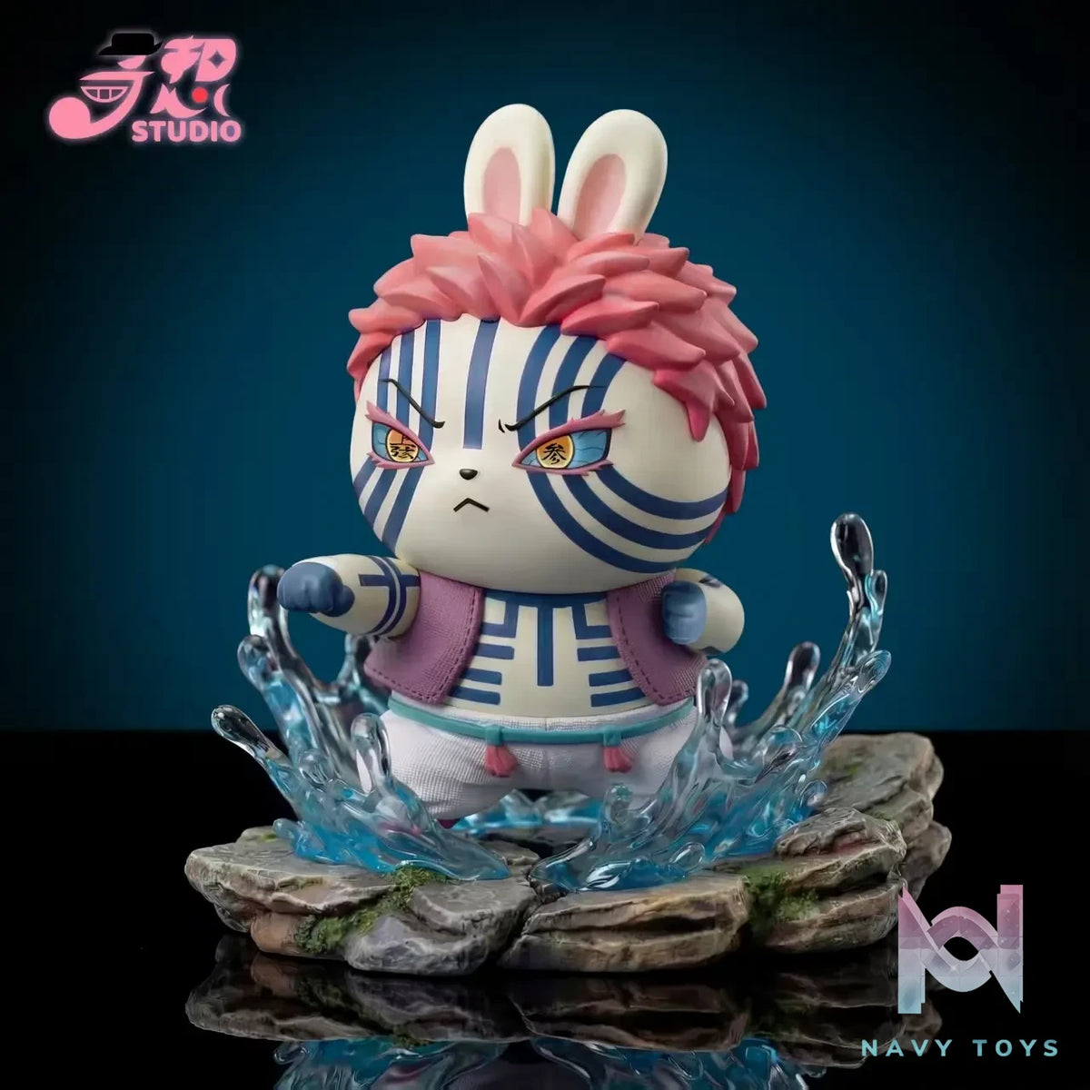 Qi Xiang Studio – Fanfic Chibi Series 01 Usagi Cosplay Demon Slayer Akaza Chiikawa