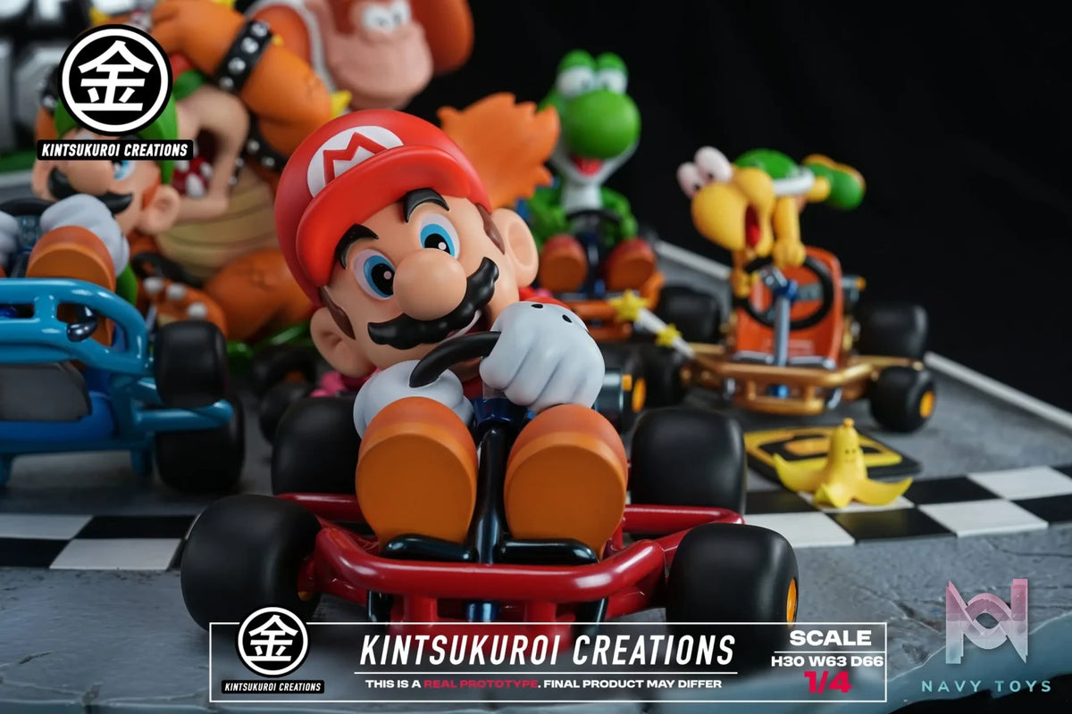 Kintsukuroi Creations Studio – SUPER MARIO KART DIORAMA Super Mario