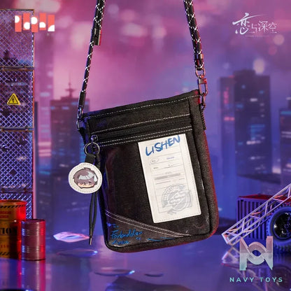 Paper Presented – Love and Deepspace Restricted Zone Series Denim Crossbody Bag (Licensed)