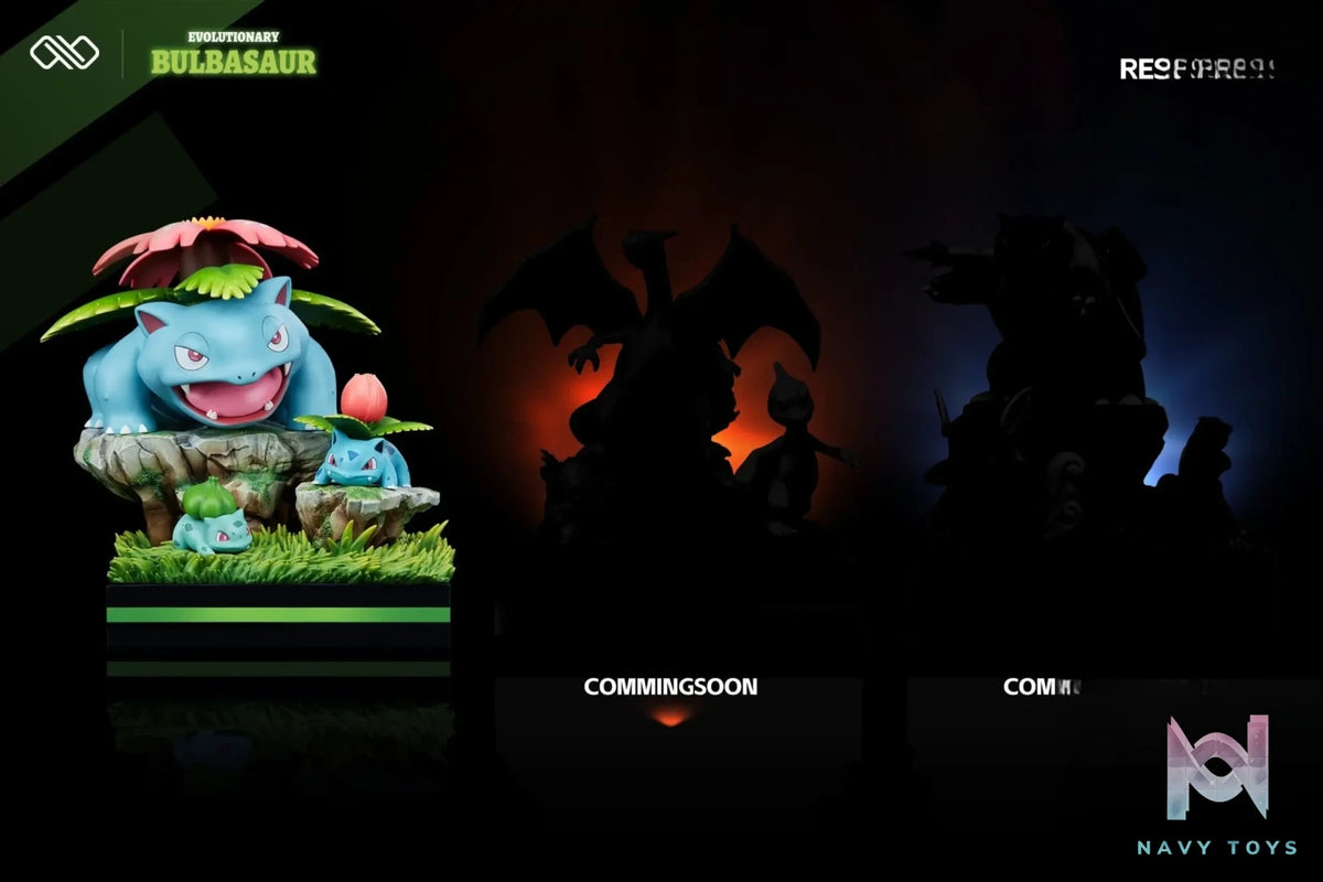 Infinite Studio – Pokémon Bulbasaur evolution group